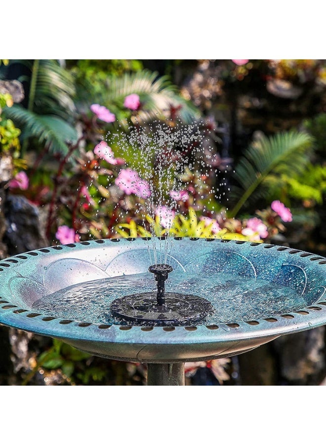سان سان مضخة نافورة تعمل بالطاقة الشمسية من صن صن، مزودة بأربعة فوهات سهلة التركيب ومثبت، جهدها 7 فولت تيار مستمر، وقدرتها 2.5 واط، مناسبة لأحواض الطيور، والحدائق، والبرك، والمسابح، وأحواض الأسماك، للاستخدام الخارجي، مع لوحة شمسية عائمة، موديل JSP-01 - Image 2